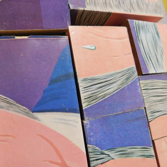 Playskool Captain Kangaroo Wood Face Changing Block Puzzle Vintage 1969 - Picture 6 of 7